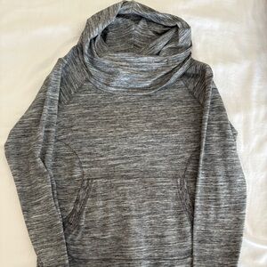 L.L. Bean Gray Heather Cozy Pullover Medium